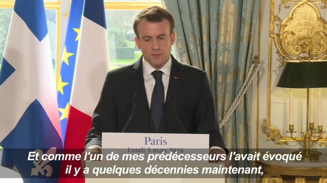Macron met en garde contre le nationalisme économique