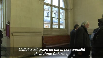 Procès en appel de Jérôme Cahuzac: 3 ans de prison ferme requis