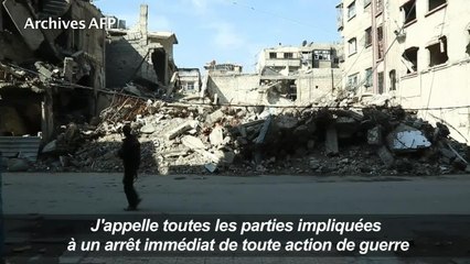 Syrie: Guterres réclame l'arrêt des combats en Ghouta orientale