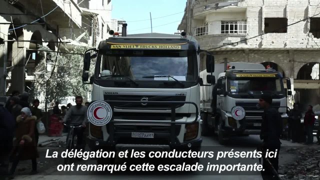 Syrie: un convoi humanitaire est entré dans la Ghouta