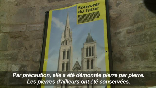Basilique Saint-Denis: lancement du remontage de la flèche