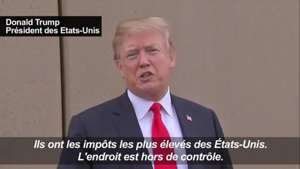 Trump inspecte les prototypes de mur à la frontière mexicaine