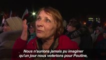 En Crimée, Poutine salue le rétablissement d'une 