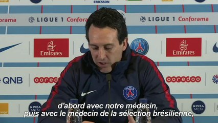 Football: Beaucoup d'infos, de "spéculations" sur Neymar (Emery)