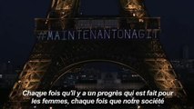 #MaintenantOnAgit: la Tour Eiffel illuminée pour les femmes