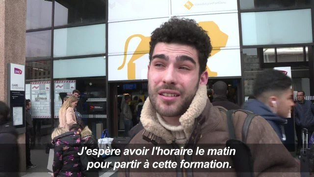 Grève à la SNCF: coup d'envoi à la gare de Lyon Part-Dieu