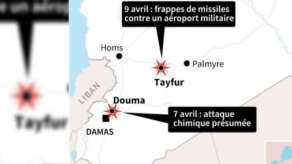 Syrie : frappes contre une base militaire