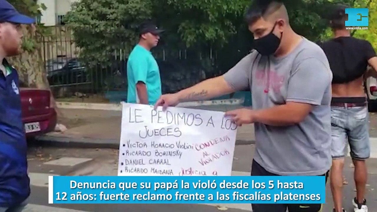 Denuncia que su papa la violó desde los 5 años hasta 12 años: fuerte reclamo frente a las fiscalías platenses