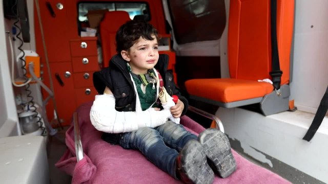 Arrivée de nouveaux déplacés de la Ghouta au nord de la Syrie