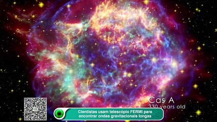 Cientistas usam telescópio FERMI para encontrar ondas gravitacionais longas