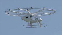 Les images du Volocopter au-dessus de Stuttgart