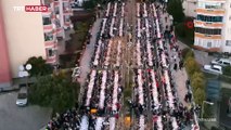 Dev iftar sofrası kuruldu: 5 bin kişi orucunu birlikte açtı