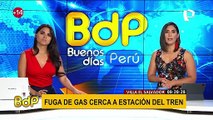 ¡Alerta!: Se registra fuga de gas cerca a estación de tren en VES