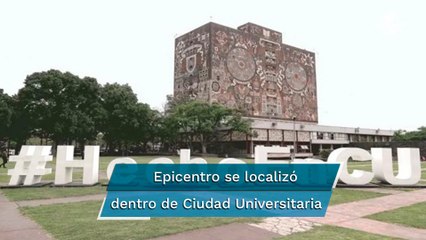 Reportan sismo de 1.7 grados con epicentro en CU