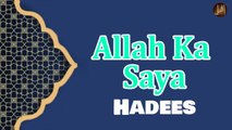 Allah Ka Saya | Sunnat e Nabvi | Deen Islam | Hadees