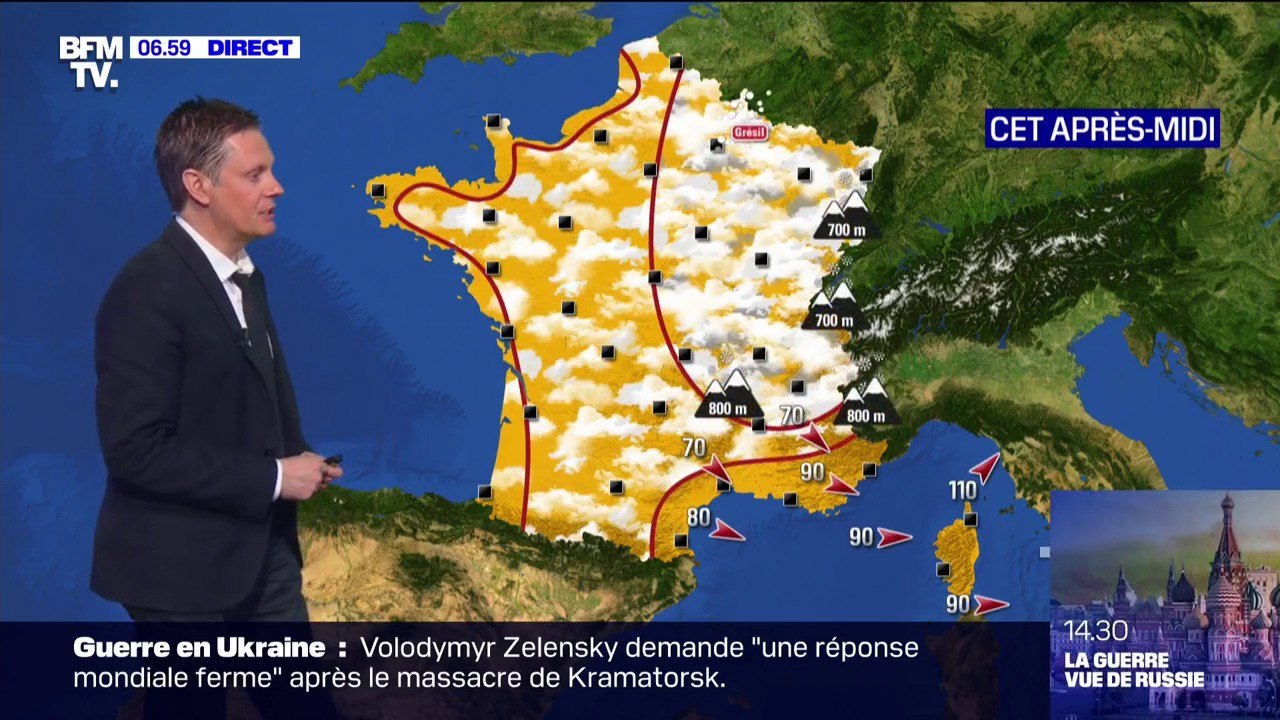 Un temps encore perturbé à l'Est, mais plus ensoleillé ailleurs prévu ce samedi