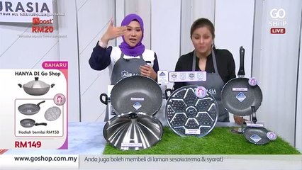 Aurasia 34cm Super Wok Set