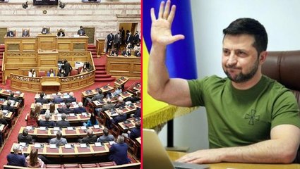 Zelenski'nin Yunan Parlamentosu'nda Türkleri katleden Filiki Eterya örgütünü övmesi tepki çekti