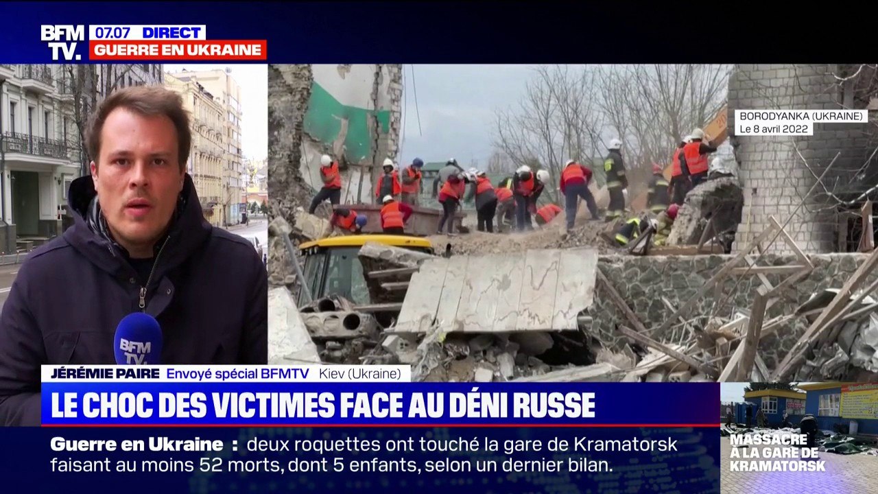 Boutcha, Kramatorsk... Le choc des habitants face aux dénégations russes