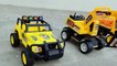 Mini jeep | Excavator | truck | mini crane  | car toy | baby Toys | cars race | jeep and truck race | Dhariwal toys