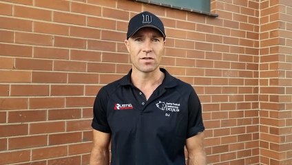 Coach Dan Jordan speaks after Darley's win