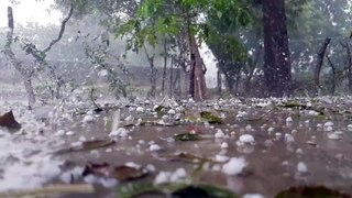 HAILSTORM IN SLOW MOTION
