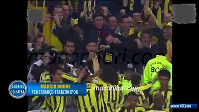 Fenerbahçe 2-1 Trabzonspor [HD] 30.04.2005 - 2004-2005 Turkish Super League Matchday 30 (Only Fenerbahçe's Goals)
