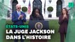 La juge Jackson au bord des larmes après sa nomination à la Cour suprême