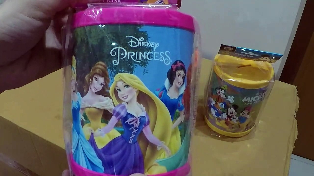Unboxing and Review of Ratnas Avengers, disney princess, cars, frozen, spiderman ATM Money Bank