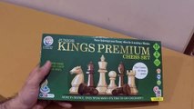 Unboxing and Review of Ratnas Strategy Game junior Kings Premium Chess Set for Kids