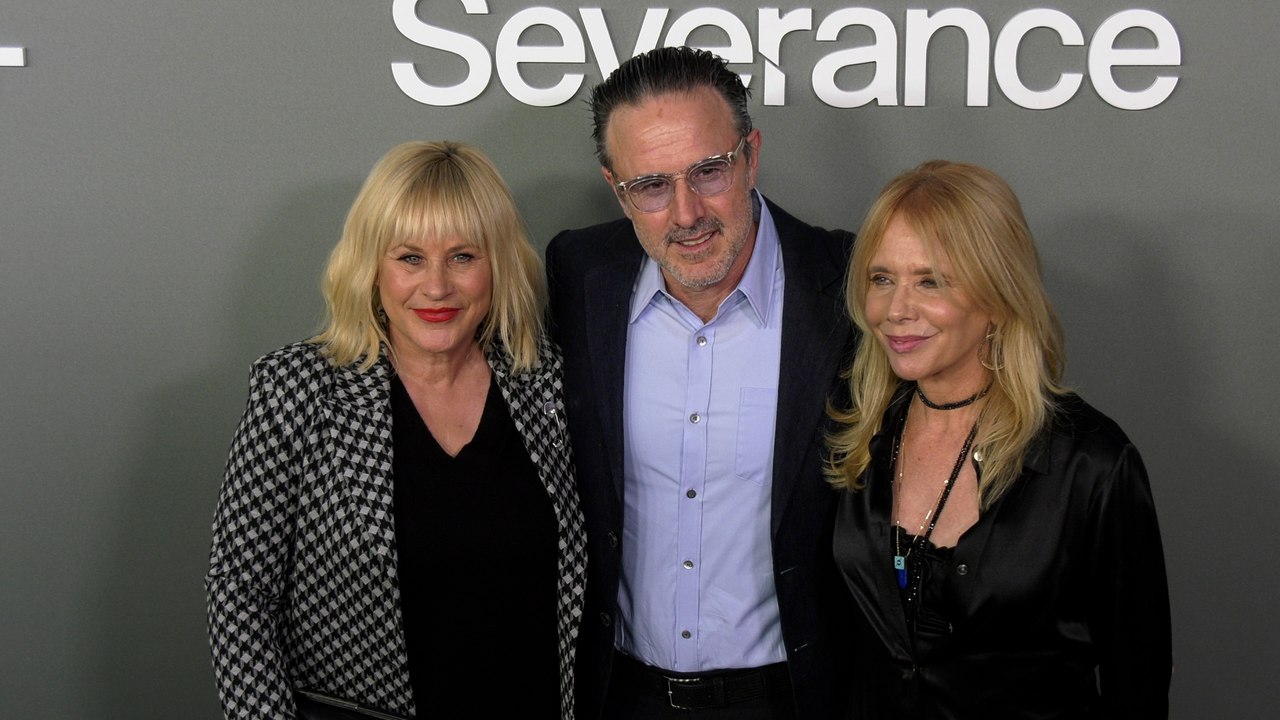Patricia Arquette, David Arquette, Rosanna Arquette attend Apple's "Severance" finale screening event in Los Angeles