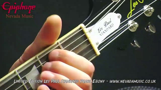 Epiphone Limited Edition Pearl Ebony Les Paul 1960 Standard [PMTVUK]