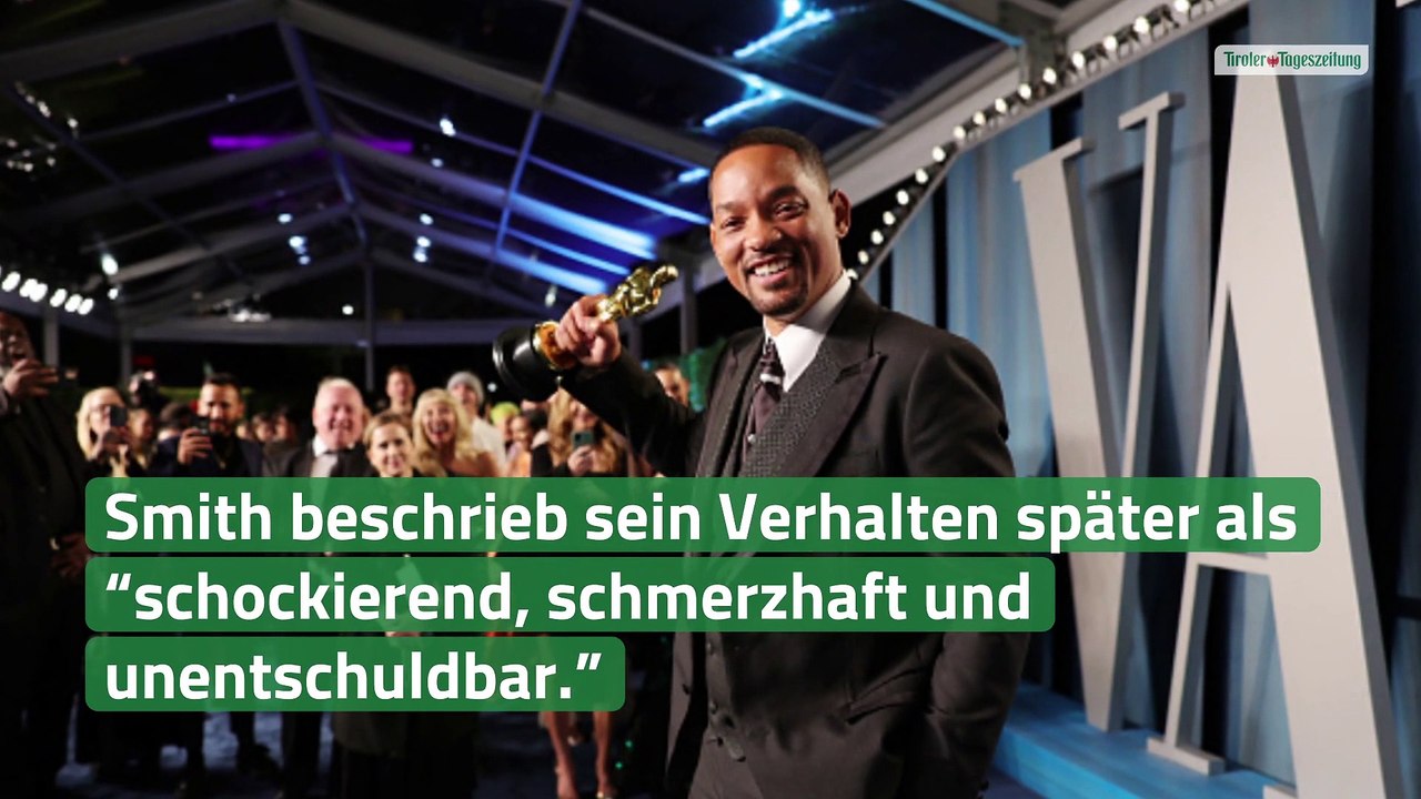 Zehn Jahre Oscar Aus  Will Smith von Academy Events ausgeschlossen