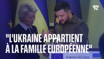 À Kiev, Von der Leyen remet les documents pour la demande d'adhésion de l'Ukraine à l'UE à Zelensky