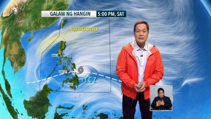 Weather update as of 5:40 PM (April 9, 2022) | 24 Oras Weekend