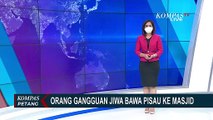 Diduga ODGJ, Perempuan Bawa Pisau Menerobos Masuk Masjid