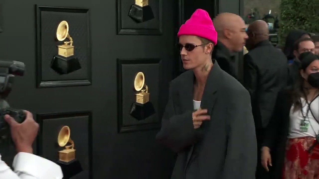 JUSTIN & HAILEY BIEBER _ Fashion Cam _ 2022 GRAMMYs