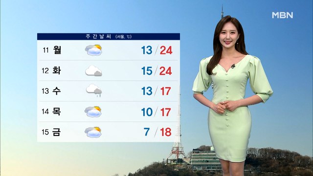 [종합뉴스 날씨]휴일, 맑고 따뜻한 봄 날씨…영동 '산불 주의'