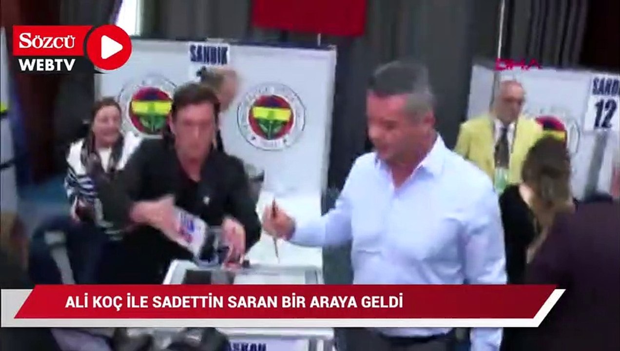 Ali Koç ile Sadettin Saran bir araya geldi
