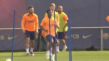 El Barça se ejercita por última vez antes de visitar al Levante