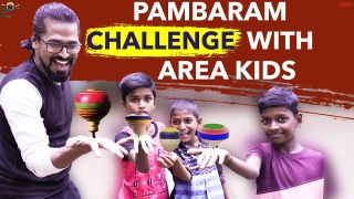 Pambaram Challenge with Area Kids | 80s Kids vs 2K Kids | Indian Childhood Games | VJ Andrews