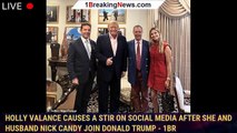 Holly Valance causes a stir on social media after she and husband Nick Candy join Donald Trump - 1br