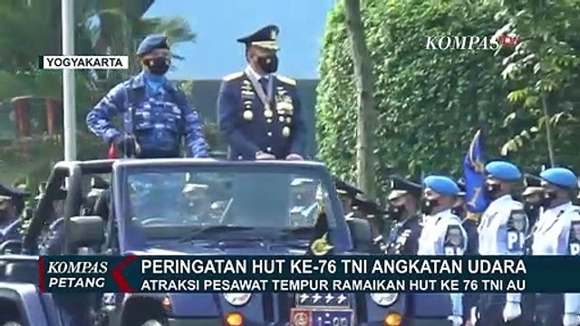 Peringatan HUT ke-76 TNI AU di Yogyakarta Dimeriahkan Atraksi Pesawat Tempur
