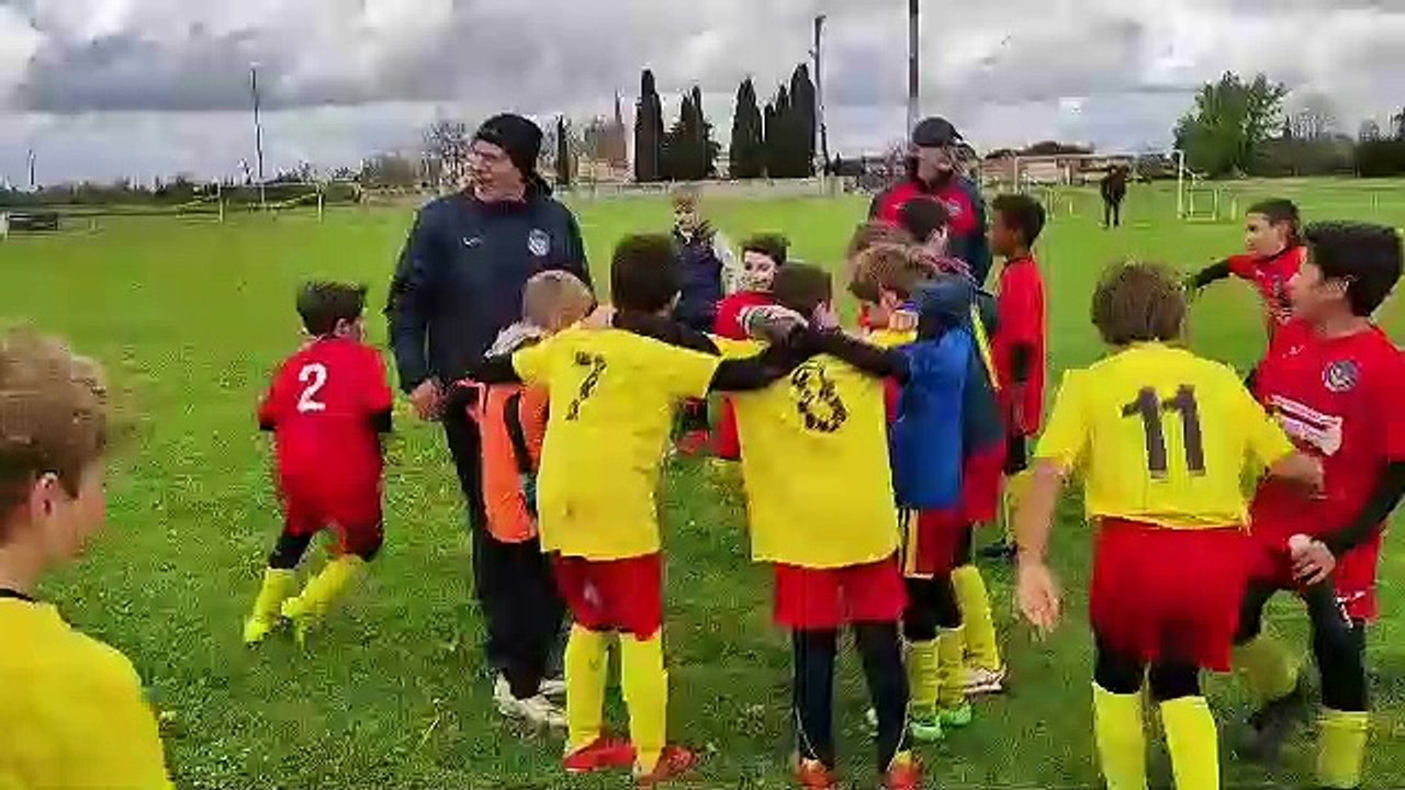 Belle ambiance chez les U10