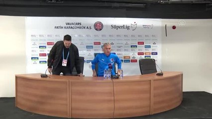 Fatih Karagümrük-Kasımpaşa maçının ardından