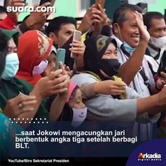 Heboh, Video Jokowi Acungkan Tiga Jari, Roy Suryo: Semoga Artinya Bukan Tiga Periode