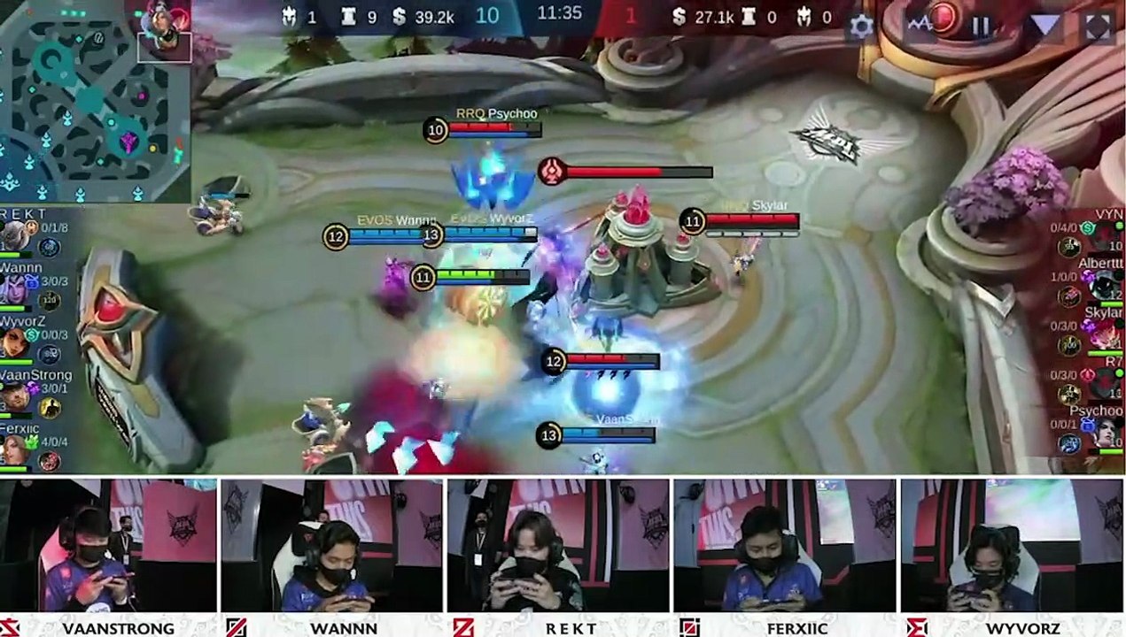 MERINDING !! MIC CHECK RRQ vs EVOS MPL SEASON 9 MOBILE LEGENDS