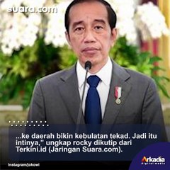 Jokowi Larang Menteri Bahas Tiga Periode, Rocky Gerung: Ini Akal-akalan
