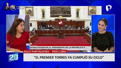 Kelly Portalatino: "El premier Aníbal Torres ya cumplió su ciclo"