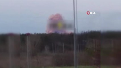 (LUHANSK)- Rus Ordusu Luhansk'da Nitrik Asit Tankını Vurdu